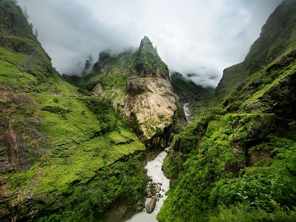 Landscapes Annapurna Himalayas